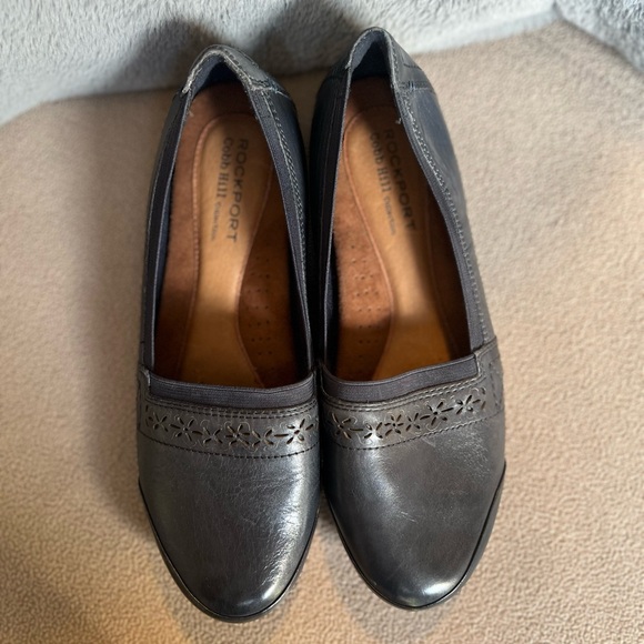 Rockport Women's Charcoal Loafers - Picture 1 of 7